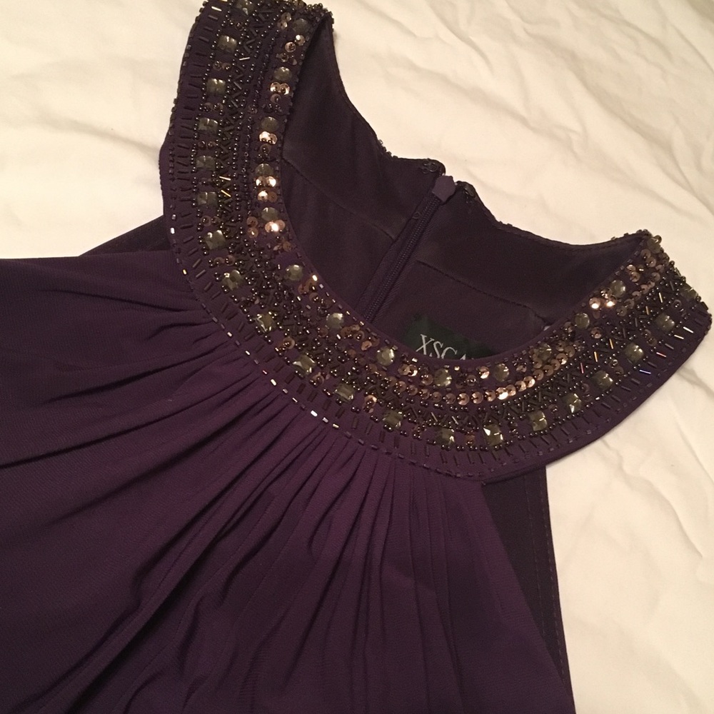 Plum cocktail dress size 14